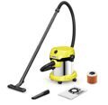 Пылесос строительный Karcher WD 2 Plus S V-15/4/18/C, 1000 Вт, 15 л