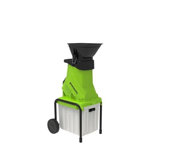 Измельчитель садовый электрический Greenworks 2500 Вт