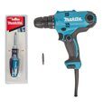 Дрель-шуруповерт сетевая Makita DF0300X1, 320 Вт