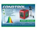 Уровень лазерный Condtrol Smart 2D Green зеленый луч, штатив, 20 м